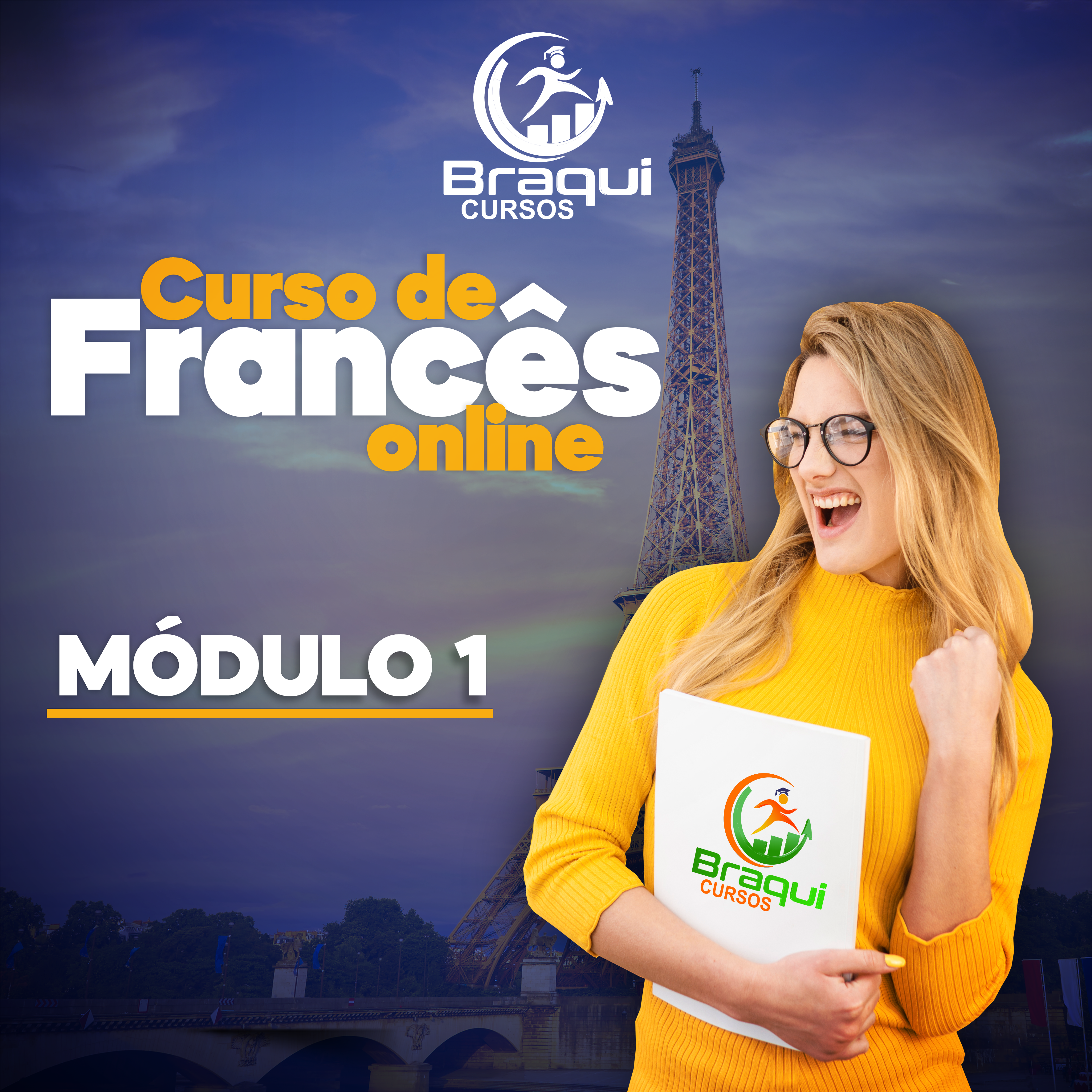 Braqui nova arte do curso de frances arte com profesora belga online azul capa Braqui nova arte do curso de frances arte com profesora belga online azul capa